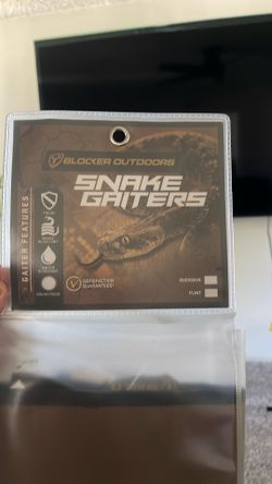 Brand new snake gaiters