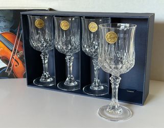 Cristal D'Arques Longchamp (Set of 4 Goblets)