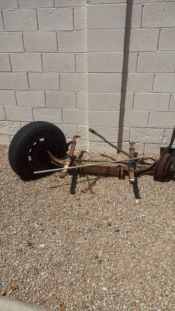 Random rusted car parts