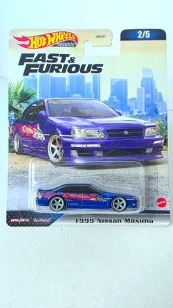 Hot Wheels  Fast & Furious 1999 Nissan Maxima Blue