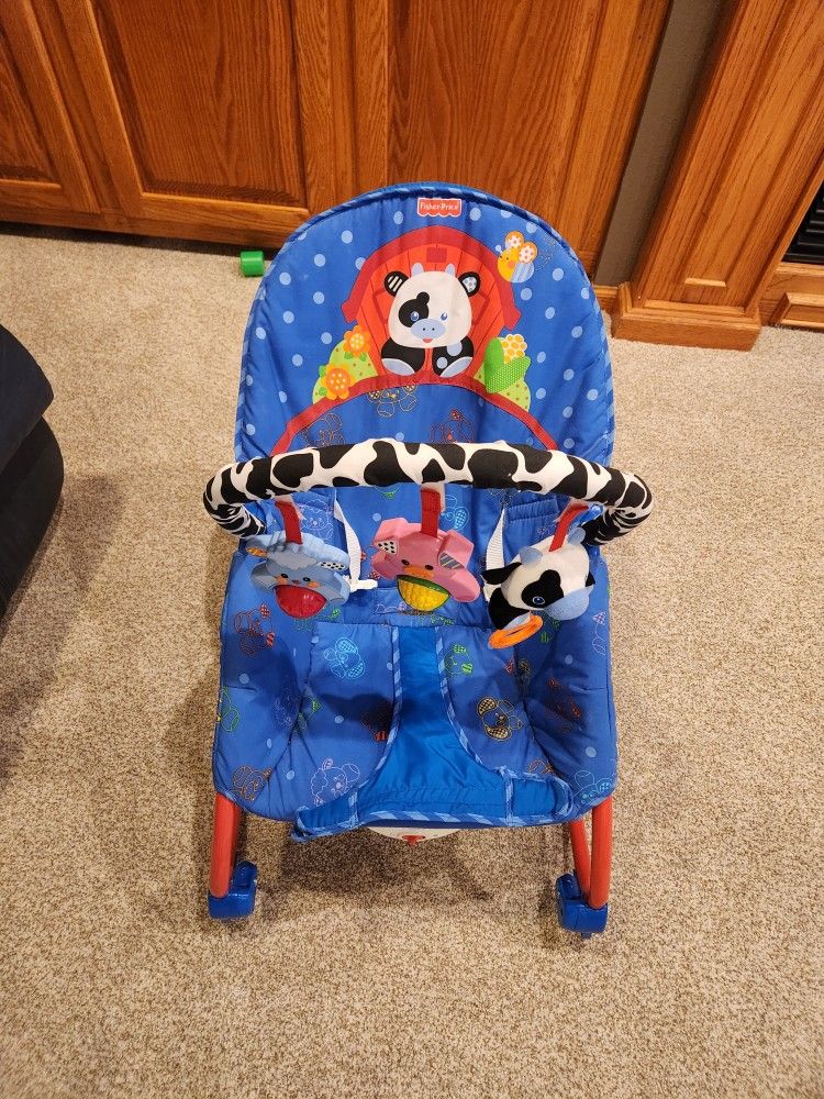 Fisher Price Baby Rocker With Calming Vibrations