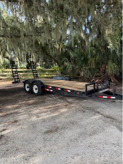 20FT 8 Lug Equipment Trailer