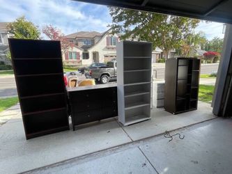 Dressers, Shelves, rugs