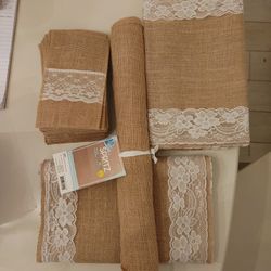 Burlap Table Decoration!!! For Home Or Party