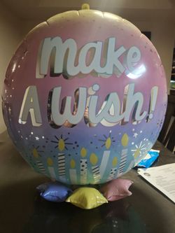 Birthday wishes balloon
