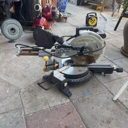 Chicago Electric Compound Slide Miter Saw 10 Inch 