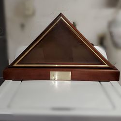 Military Memorial Flag Display Case