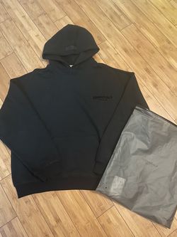 Black Essentials Hoodie