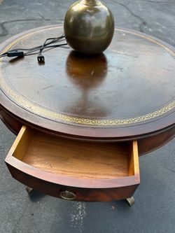 Antique vintage wood table