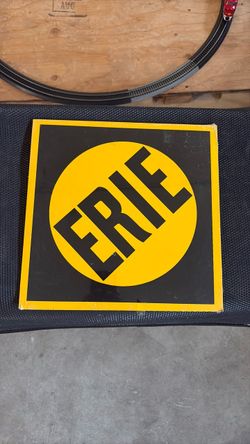 Erie Railroad Logo Sign