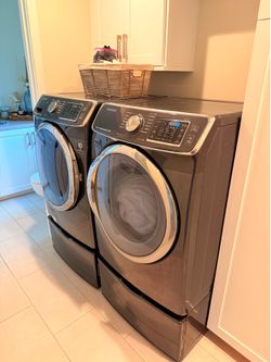 Samsung Washer & Dryer Set – $300 (As-Is)