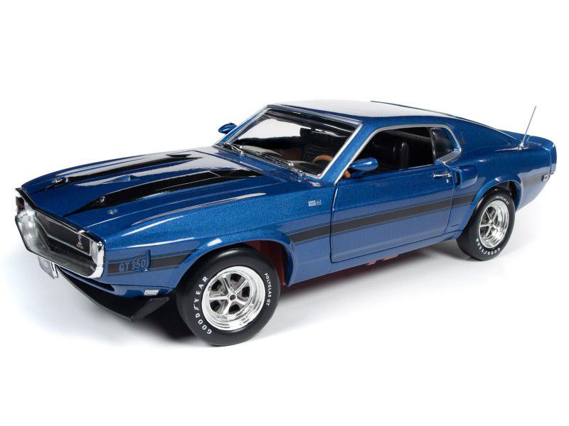 1:18 AUTOWORLD DIECAST MODEL 1969 Ford Mustang SHELBY GT350