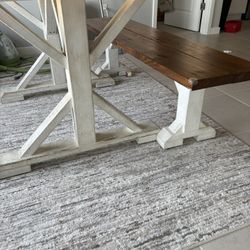 Kitchen Table With Bench