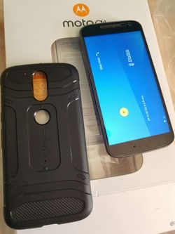 Moto G4. Brand New. Has Addons, Insurance from Bestbuy