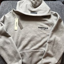 Fear of God Essentials Pullover Hoodie ‘Dark Oatmeal’ Medium