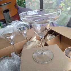 Set Of 8 Margarita Glasses