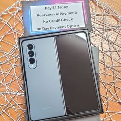 Samsung Galaxy Z Fold 4 5g 256gb  Unlocked, FREE Smartwach/ Headphones. Pay $1 Today Rest in payments. NO CREDIT NEEDED FINANCING
