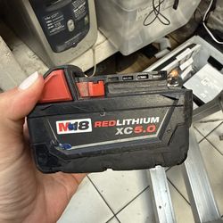 Milwaukee M18 REDLITHIUM XC 5.0 Battery – Works Good
