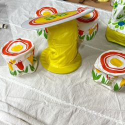 Lots Of Vintage Barbie Clothes, Shoes, And Furniture