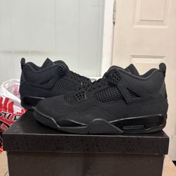 Jordan 4 Black Cats Sz 14