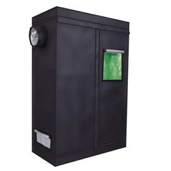 NEW IN BOX - 120*60*180 Home Use Dismountable Hydroponic Plant Grow Tent with Window Black