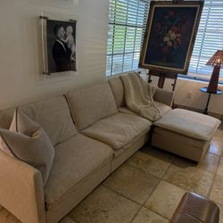 Couch With Ottoman 