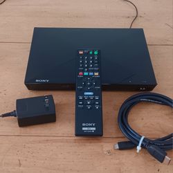Sony Blu-Ray Player with Remote