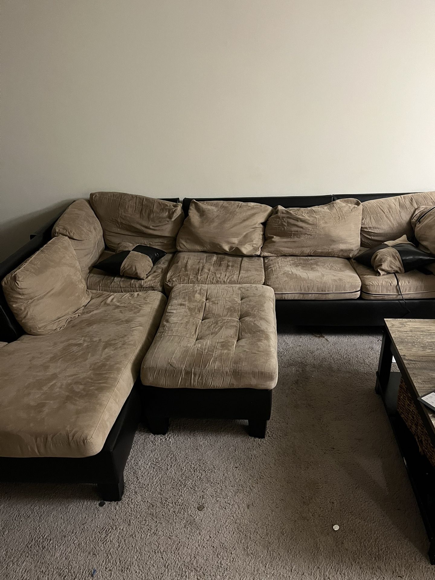 L Shaped Couch With Ottoman