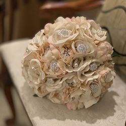 Wedding Bouquet With Brooches