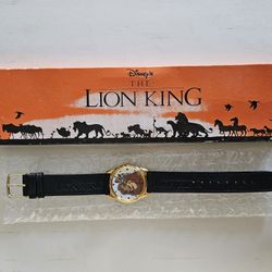 Vintage Disney Lion King Watch In Box
