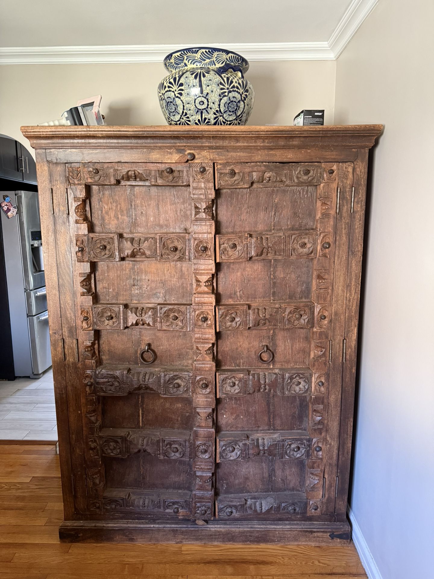 Rustic Armoire Furniture, Solid Thick Wood