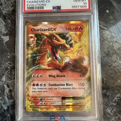 Charizard EX evolutions PSA 10