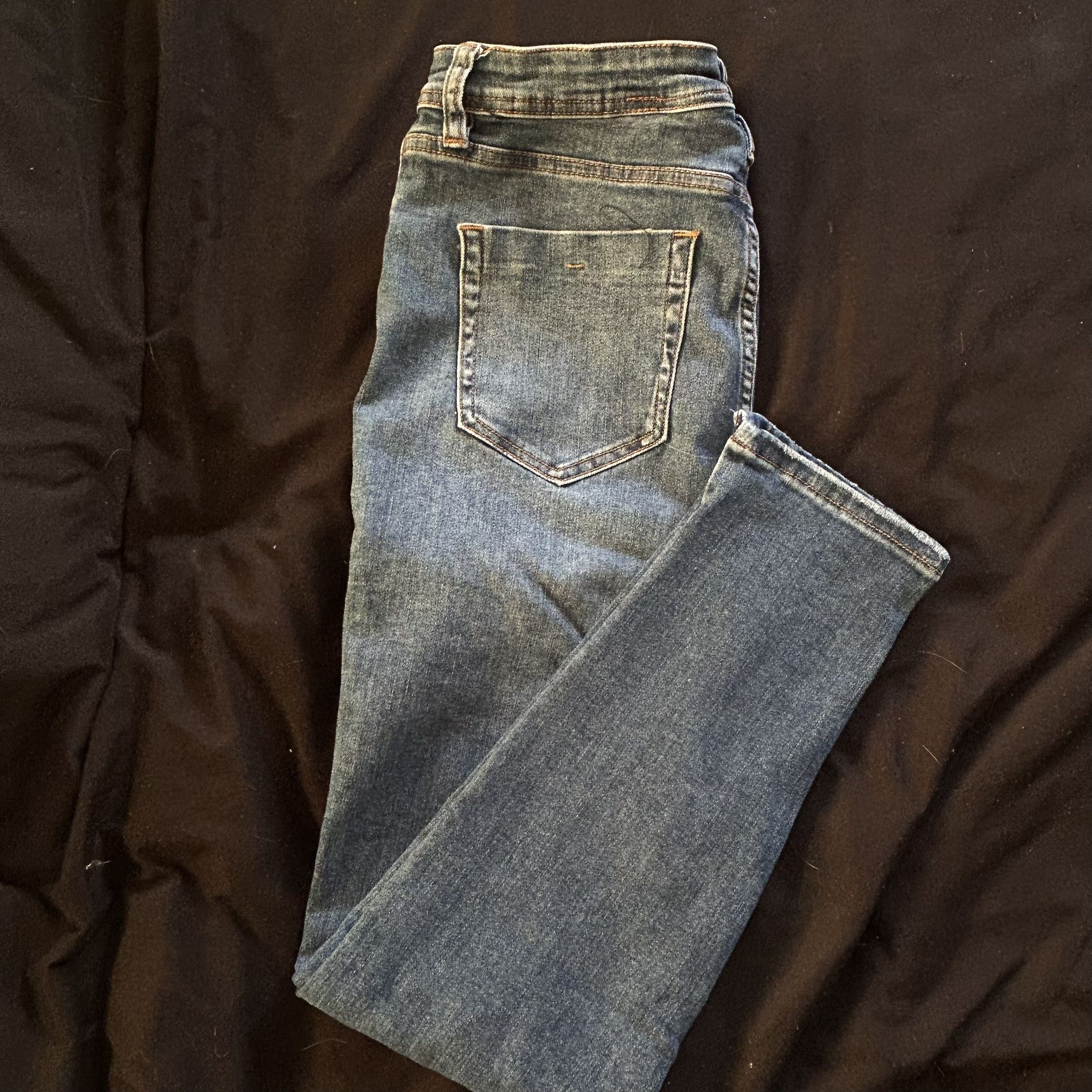 Super Stretch High Wasted Dark Jeans 