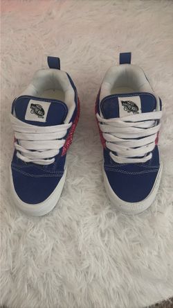 blue chunky vans