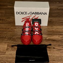 New Dolce & Gabbana Portofino Leather Sneaker