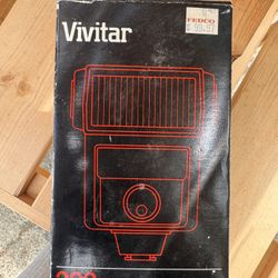 Vintage Vivitar 283 Auto Thyristor Camera Flash w/ Original Box