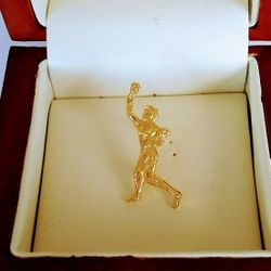Gold Plated Olympic Running Man