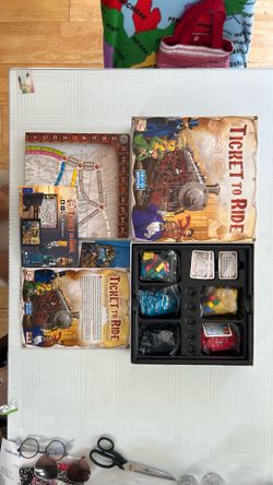 Boardgame Tucket to Ride by Alan R. Moon