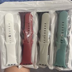 DaQin, Silicone waterproof Sport Band, Apple Watch, 8pk