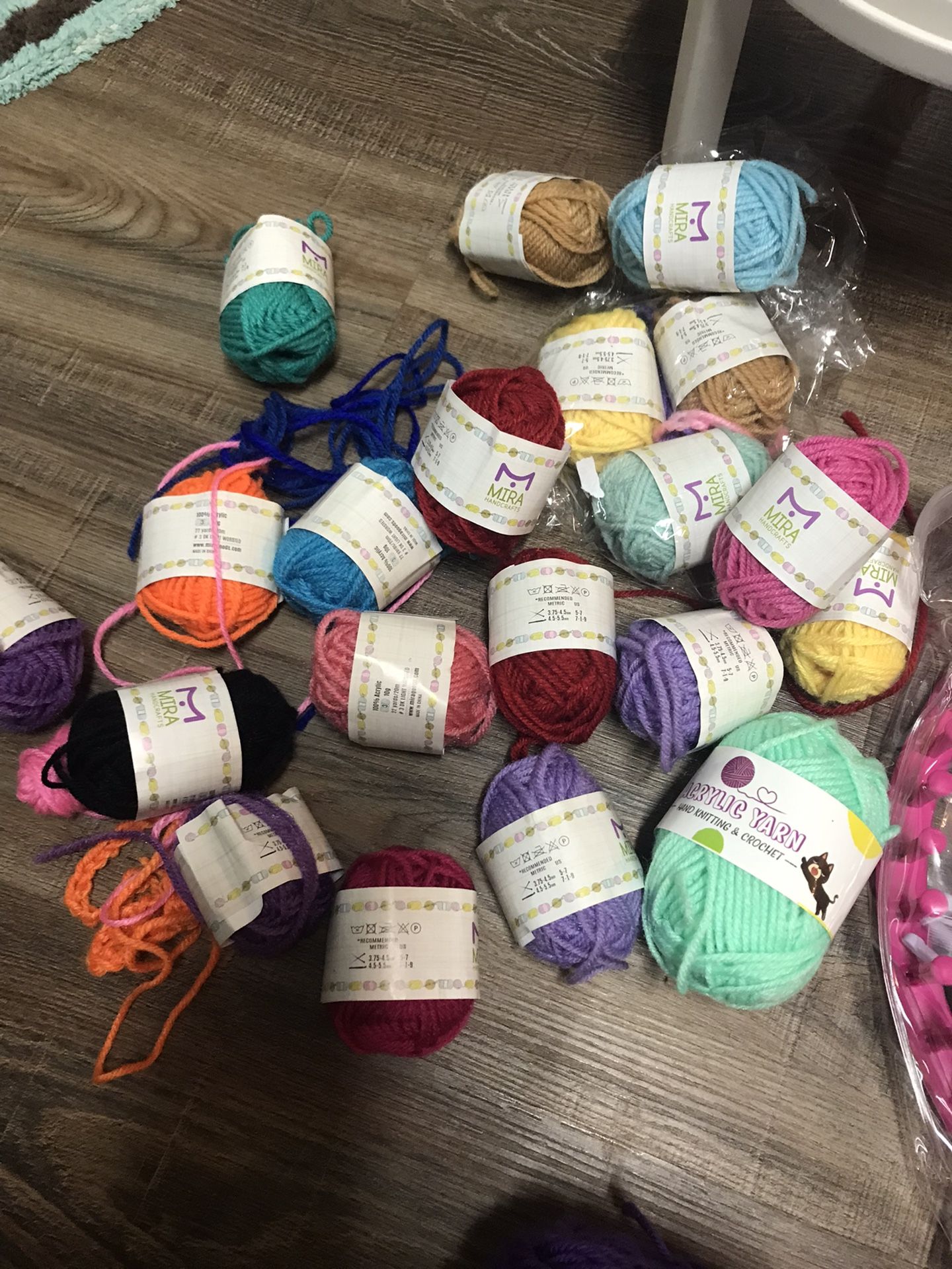 Yarn And Crocheting Materials 