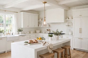 Modern Brass Cone Glass Pendant Light