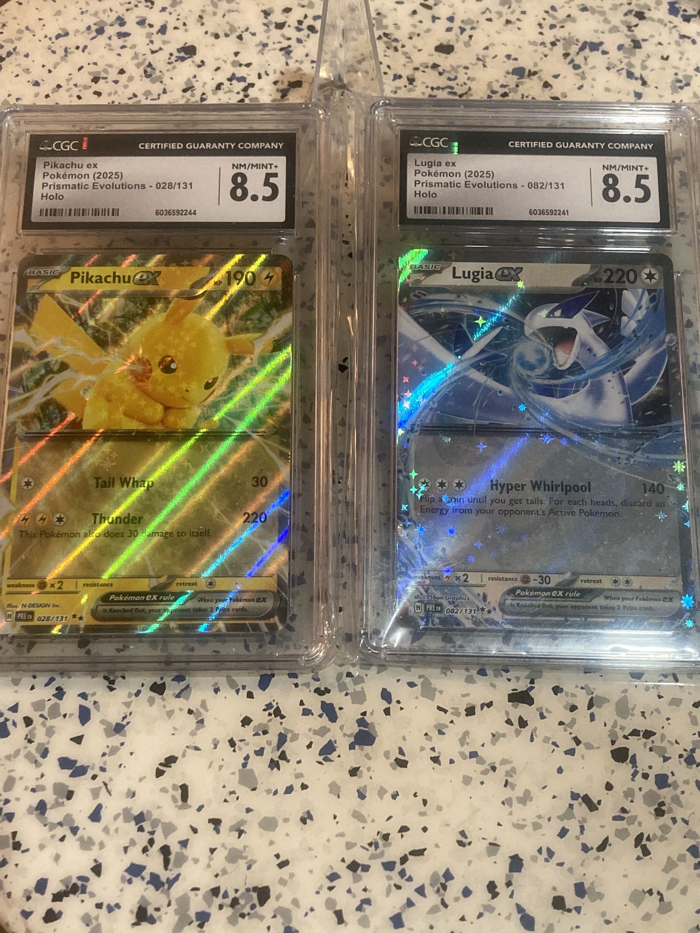 Pair Of Pokemon Slabs