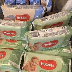 Huggies Wipes 10 Pck 15)