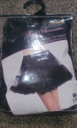 Layered tulle petticoat