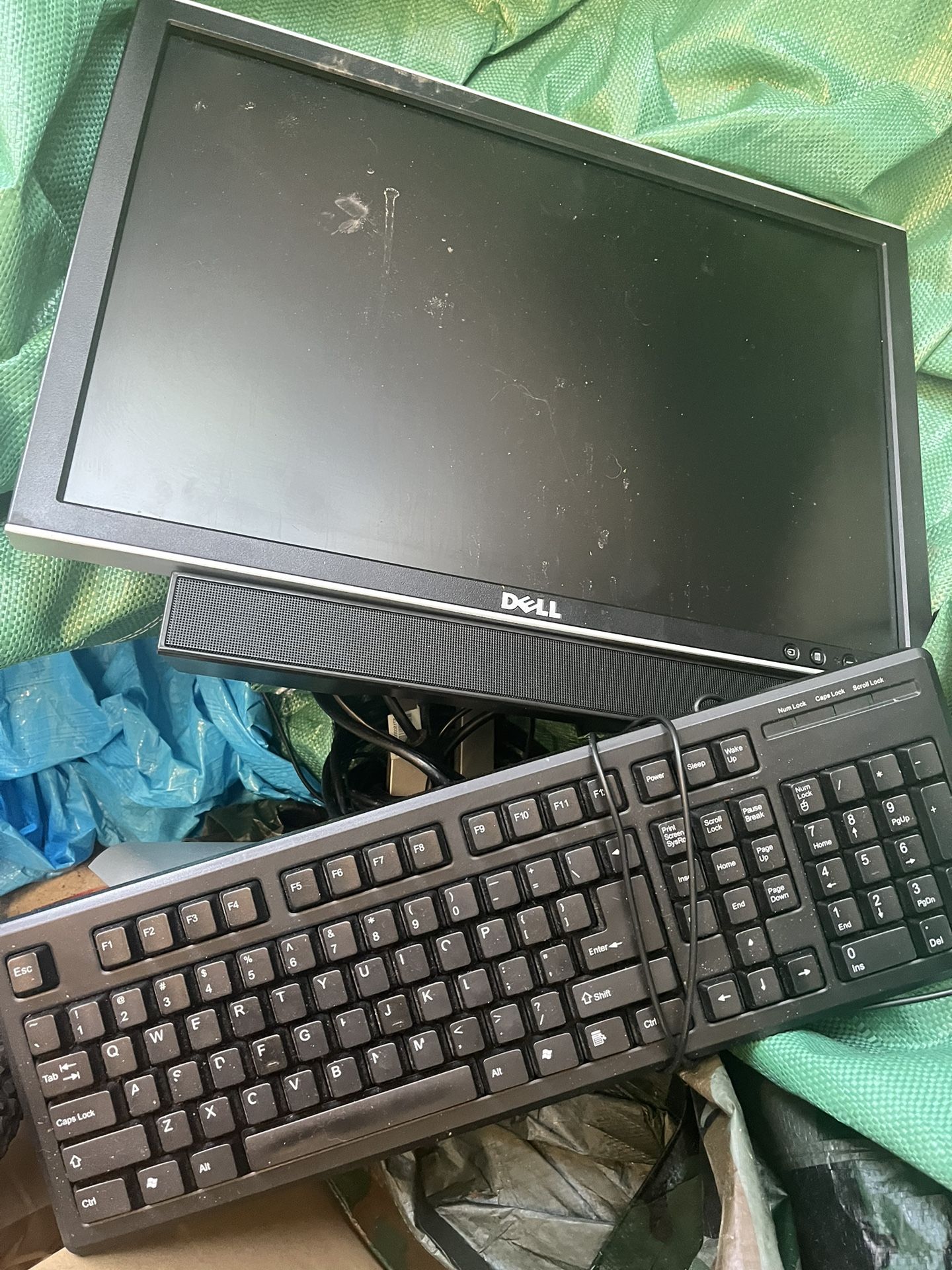 Monitor And Keyboard