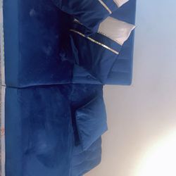 Futon Couch (Blue)
