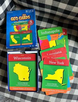 Educational State Cards