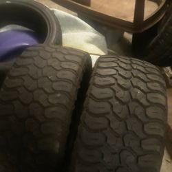 2 Delinte MT 33/12.50/20 (50 Percent Tread Left) Can Mount And Balance
