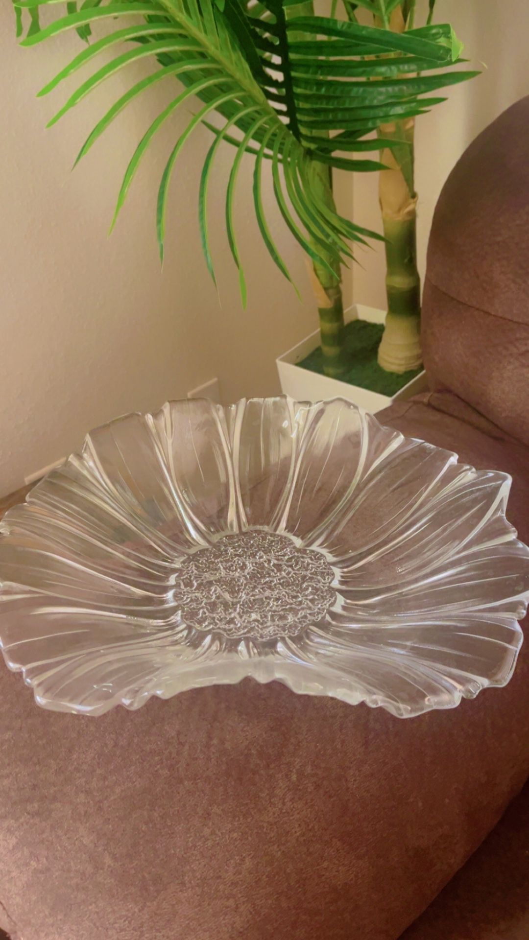 Beautiful Crystal Large Bowl