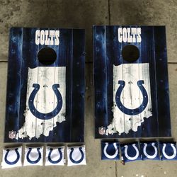 Great Xmas Present New in box Colts Corn Hole Set